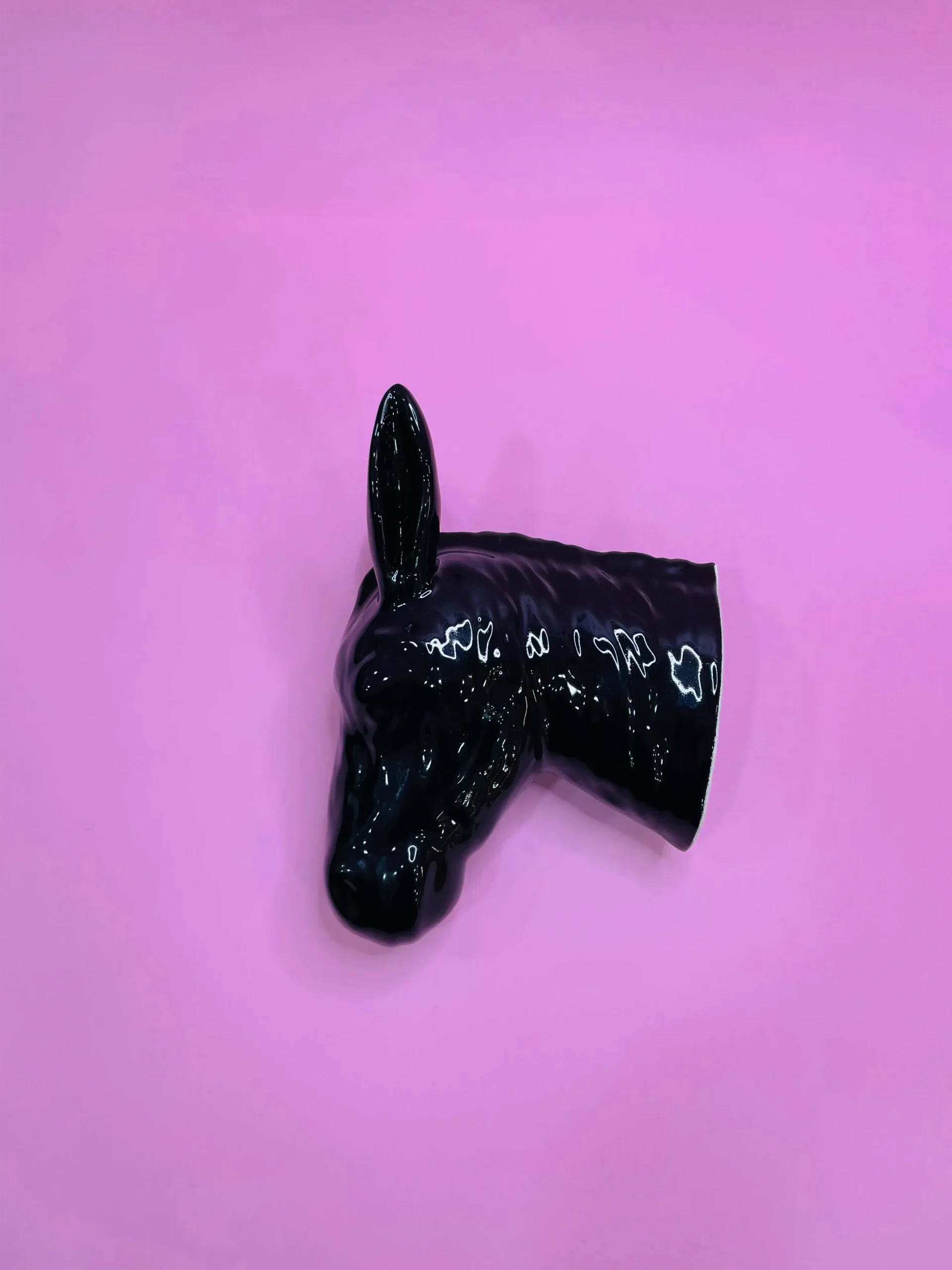 Figura Cabeza de Asno-Burro en Cerámica - Imagen 2
